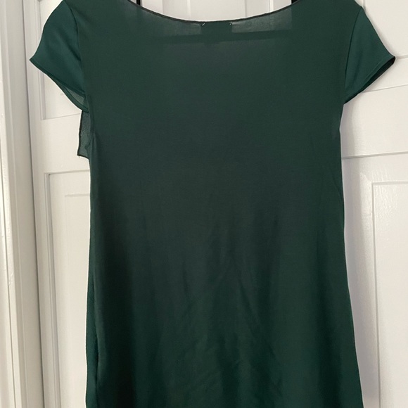 Meadow Rue Green Ruffle Blouse - Picture 3 of 3